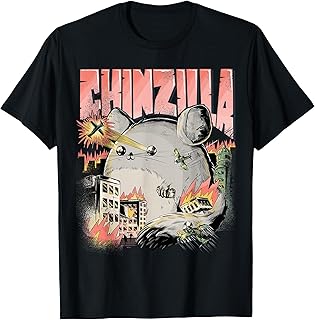 Chinzilla Funny Chinchilla Monster Rodent Lovers T-Shirt product image