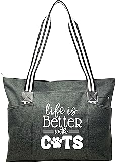 Cat Mom Tote - Lover's Gift: Perfect Cat-Themed Item product image