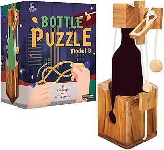 Wooden Bottle Puzzle Lock Game product image