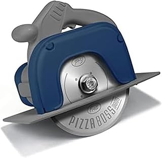 Genuine Fred PIZZA BOSS 3000, Circular Saw Stainless Steel Pizza Wheel, Great Gift for Guys and Pizza Lovers, Easy to Clean with Removable Shield - White Elephant Gift - Fun Kitchen Gadget product image