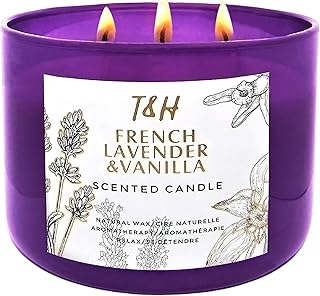 French Lavender Vanilla 3-Wick Scented Candle product image