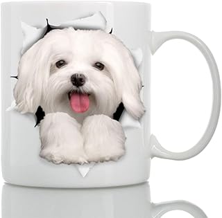 Funny Maltese Dog Mug - Perfect Dog Lover Gift - 15oz
