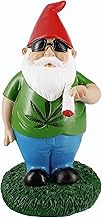 Gnometastic Hippie Smoking Gnome, 8.5in, Funny Garden Gnomes Statue Outdoor Decoration for Yard Lawn Ornament Weed Decor, Inappropriate Gifts & Stocking Stuffers for Men, Women, Adults product image