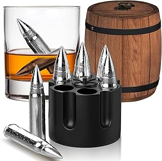 Whiskey Stones Gift Set for Men Dad, Housewarming Gift