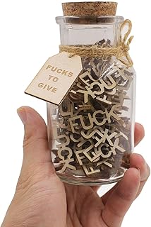 KUMLENMO 5oz Gift Jar, Fucks to Give, Funny Gift product image