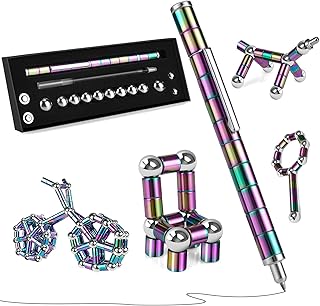 LARAH Color Fidget Pen Toy, Sensory Tool EDC Fidgeting Game for Adults, Cool Gadget Best for Stress and Anxiety Relief and Kill Time,Novelty Gifts for Teen and Adults product image