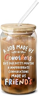 NewEleven Gift For Friends - 16 Oz Coffee Glass product image