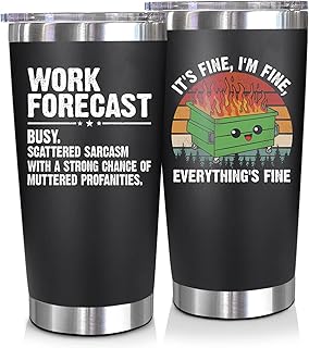 NewEleven Coworker Gifts For Women, Men - Funny Best Friend Present For Work Bestie, Boss, Friends - Gift For Boss, Employer, Bestfriend Gag Gift From Colleague, Friends - 20 Oz Tumbler product image