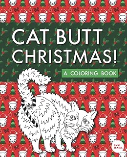 Cat Butt Christmas: A Xmas Coloring Book product image