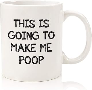 Funny White Elephant Mug - Gag Gift for Adults