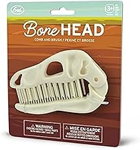 Genuine Fred BONEHEAD Folding Brush and Comb, Fun Dinosaur Design, Hair Care Tool and Detangling Comb, Convenient for Travel and Diaper Bags, Fun Gift or Stocking Stuffer product image