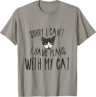 Sorry I can't I have plans with my Cat Short Sleeve T-Shirt product image
