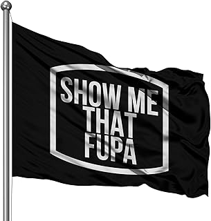 Show Me That Fupa Funny 3x5 Ft Flag – Gag Gift Wall Banner with Grommets, Dorm Room, Man Cave, Garage, Shop Décor, Perfect for Boyfriend, Dad, or White Elephant Gift product image