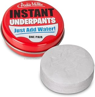 Archie Mcphee Instant underpants. Just add water one pair product image