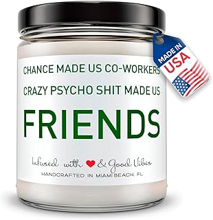 Candles for Coworkers - Funny Gift for Coworker - Hand Poured in The USA - 9 oz - Cute Christmas Friendship Gifts Ideas product image