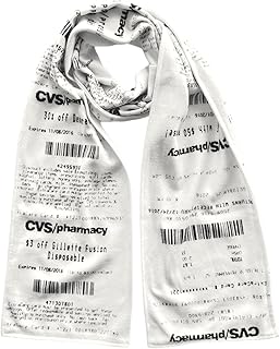 CVS Receipt Scarf – Original Double-Sided Funny Receipt Print 100% Fleece Scarf, Extra Long Novelty Gag Gift product image