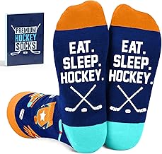 Funny Hockey Socks - Perfect Hockey Gifts - Field Sport Socks for Players and Fans, Christmas Gifts Stocking Stuffers product image