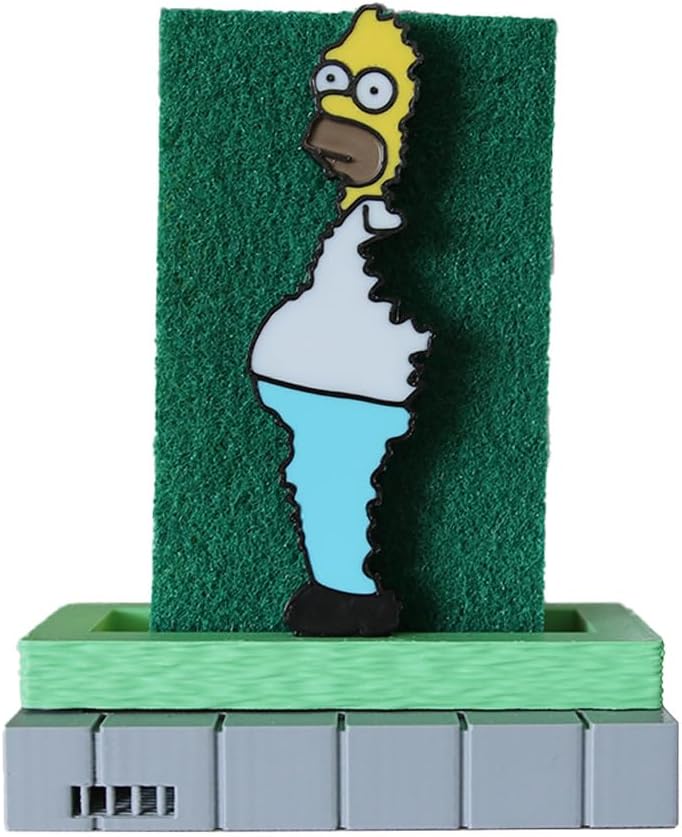 Funny Homer Simpson bush meme sponge holder kitchen accessory product image