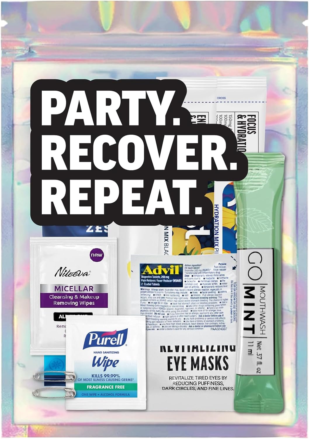 Hangover Kit pre-filled bags for bachelorette party favors product image