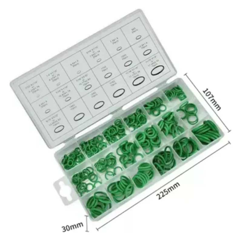 Kit Oring Verde 270 Piezas Surtidos Anillo Goma Reten O-ring