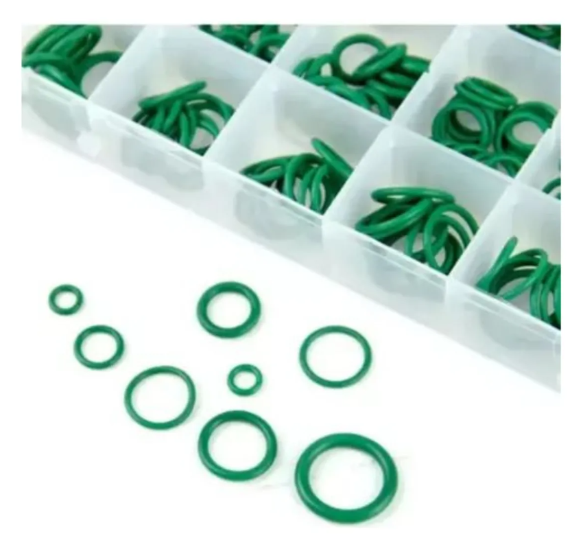 Kit Oring Verde 270 Piezas Surtidos Anillo Goma Reten O-ring