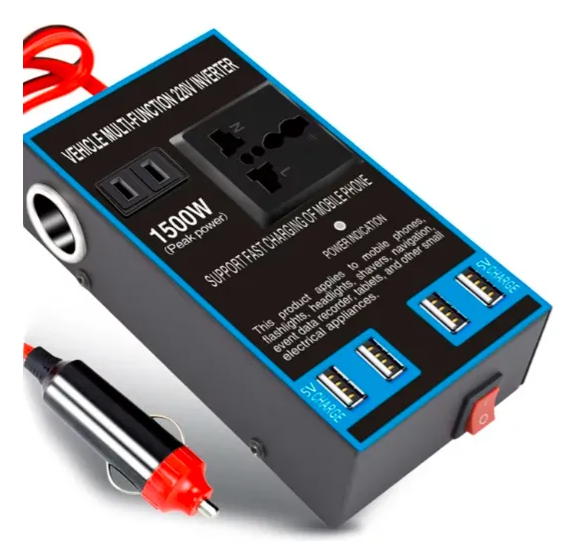 Inversor Conversor Convertidor Cargador 12V A 220V 1500W