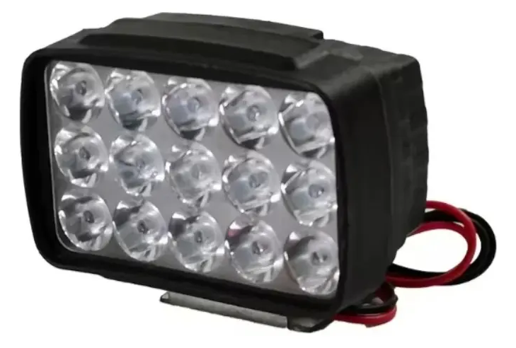 Barra Faro Cuadrado 15 Led Para Auto Camioneta Moto Cuatri