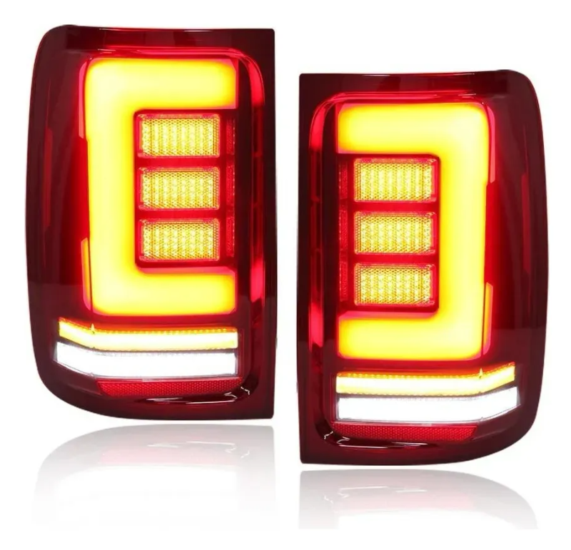 Faros Traseros Full Led Dinamico Animado Vw Amarok Canbus