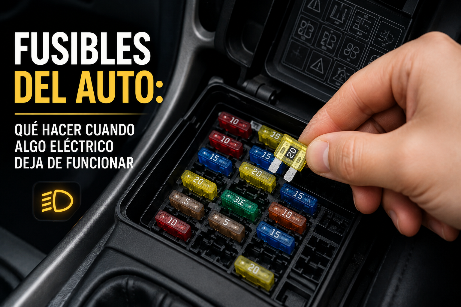 Fusibles del auto: qué hacer cuando algo eléctrico deja de funcionar
