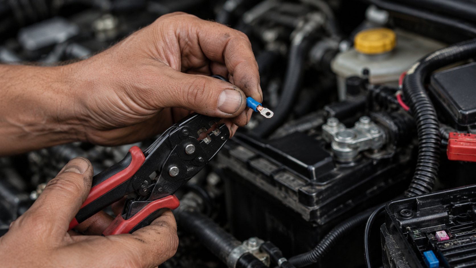 Conexiones eléctricas flojas en el auto: solucionalo con terminales preaislados