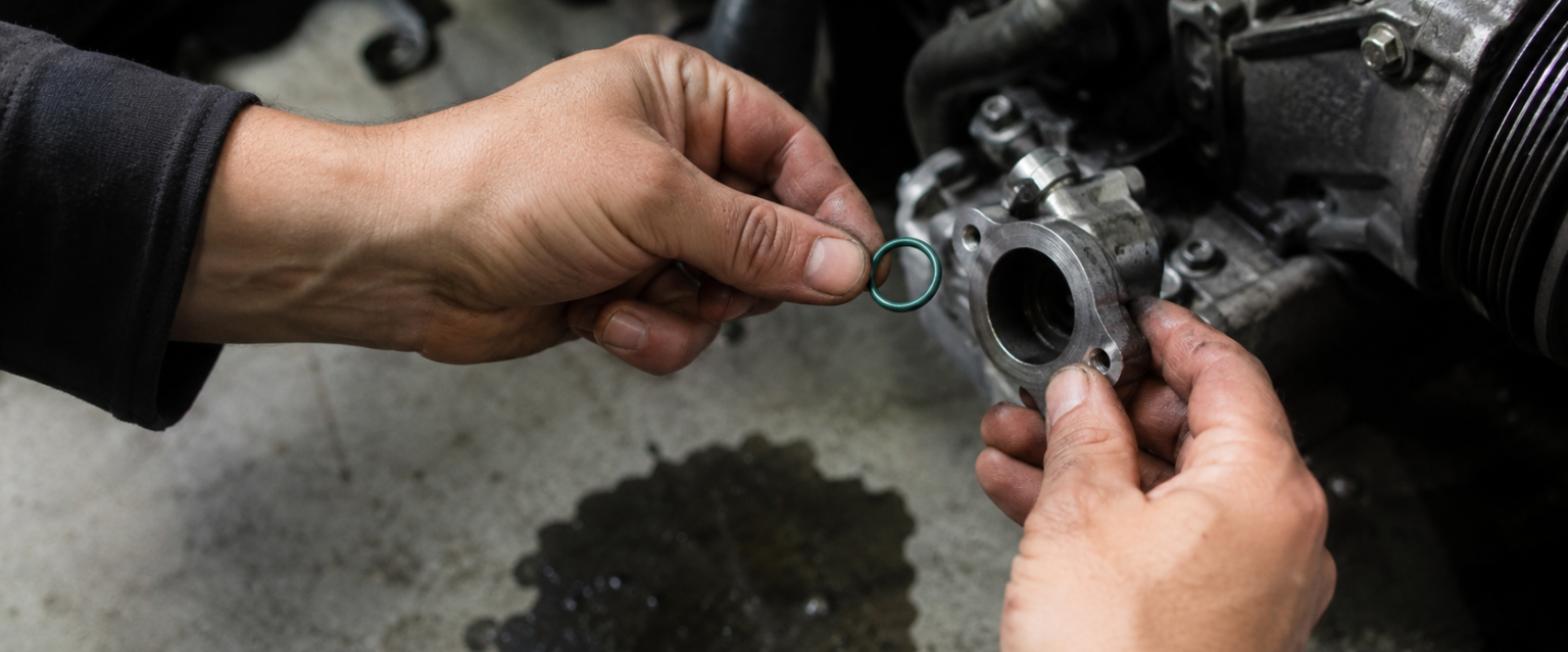 Pérdidas de aceite o agua en el auto: cuándo el problema es un simple O-ring