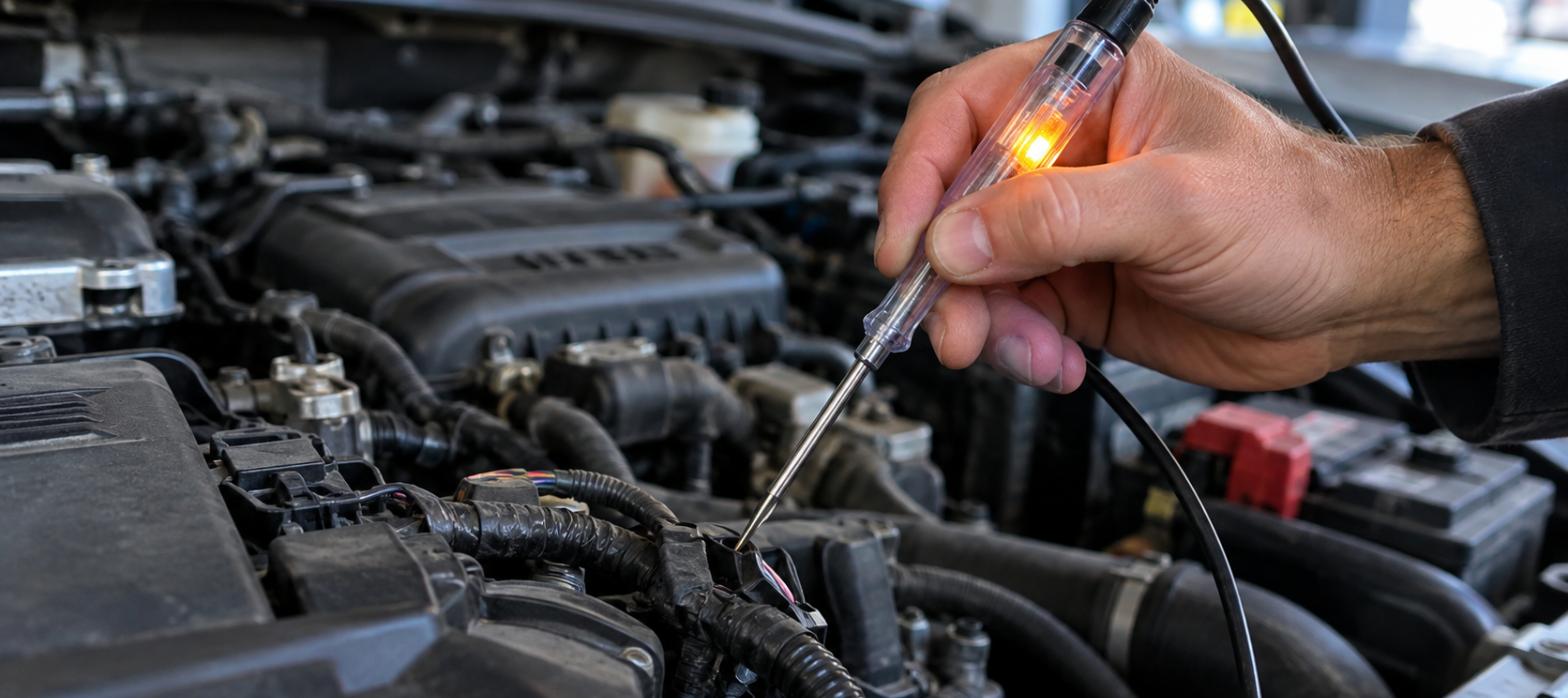 Falla eléctrica en el auto: cómo encontrarla con un tester punta lógica