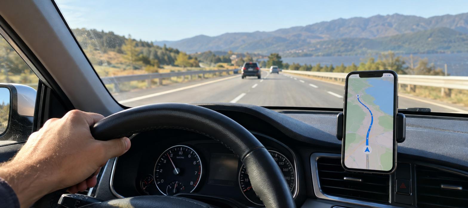 Soporte magnético para celular: cómo usar el GPS en el auto sin distraerte