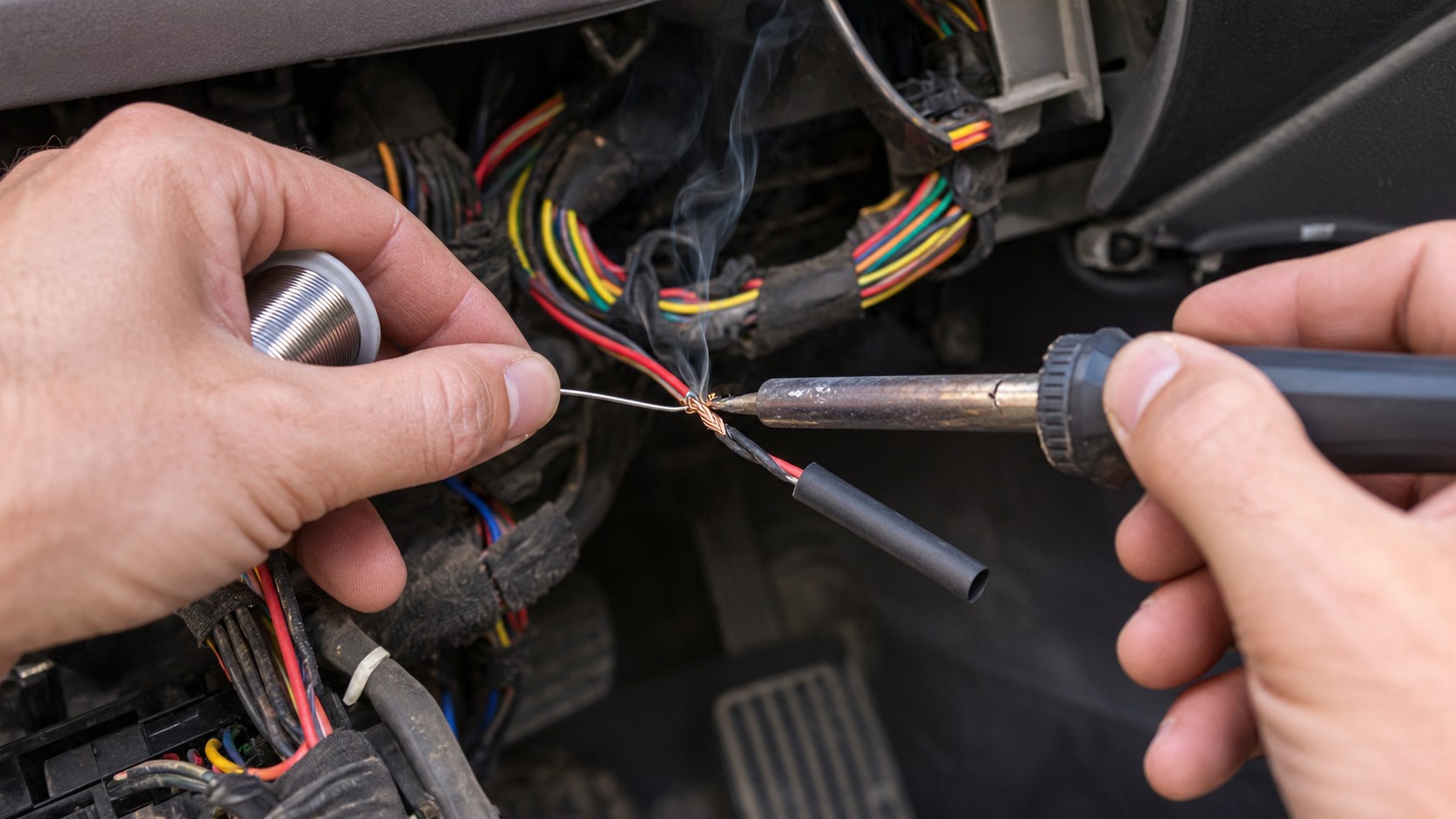 Cables que se cortan o empalmes que fallan: cómo repararlos con un kit de soldador tipo lápiz