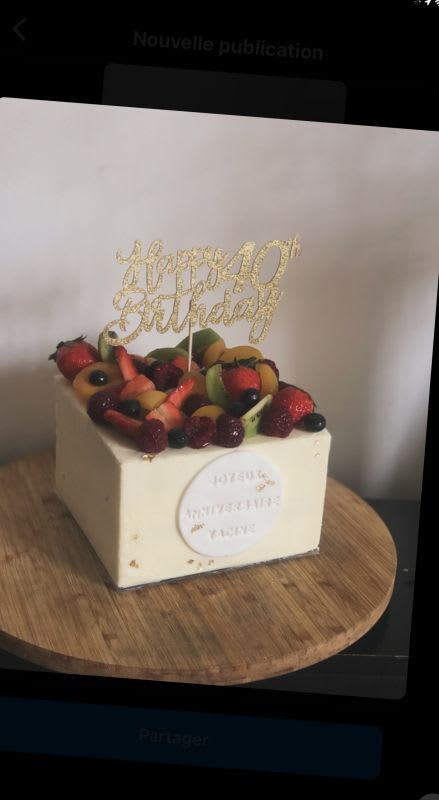 gâteau anniversaire