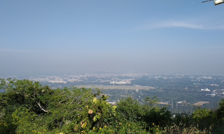 The View from point of View in Chamundi Hills The View from point of View in Chamundi Hills