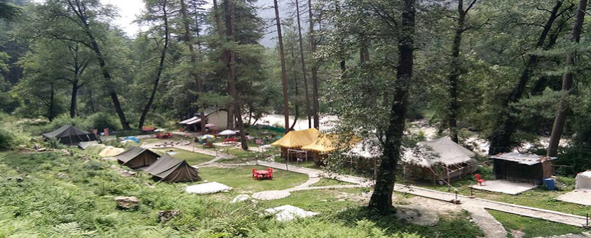 Camping in Kasol