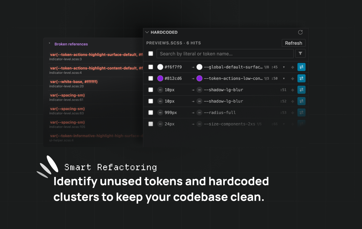 Hardcoded value detection and replacement