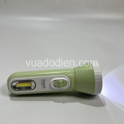 Đèn pin cầm tay siêu sáng PM-8108 2 bóng đa năng 3W-2W 600mAh 9