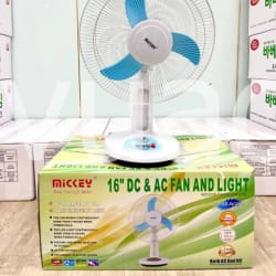 Quạt tích điện Mickey 9103 2 bình ắc quy dùng liên tục 6-8h Quạt tích điện Mickey 9103 2 bình ắc quy dùng liên tục 6-8h 9