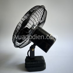 Quạt tích điện để bàn mechel pin makita dùng trên 10h lồng sắt giá rẻ 6