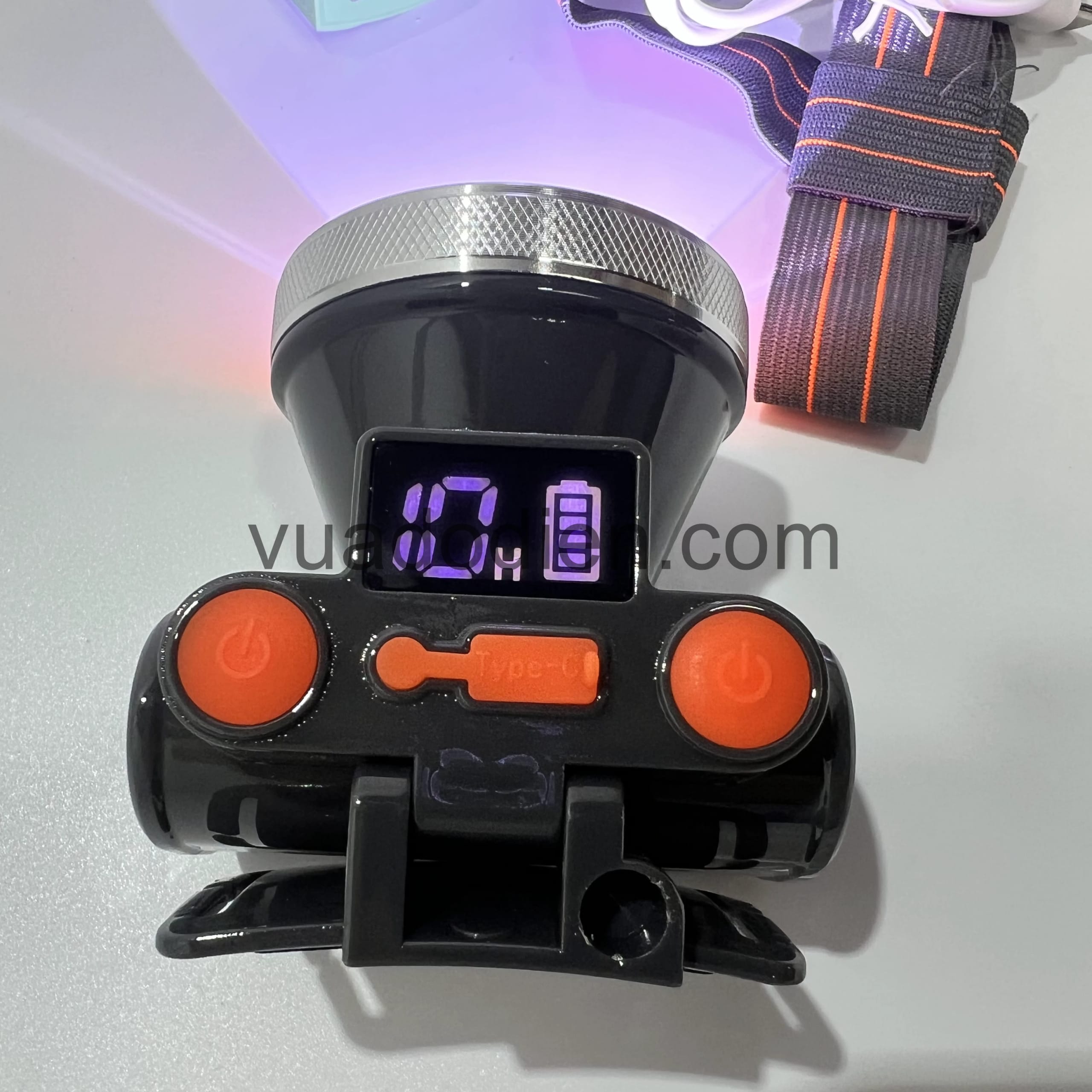 Đèn 502A - Đèn pin đội đầu siêu sáng màn hình Led hiển thị pin (2) Đèn 502A - Đèn pin đội đầu siêu sáng màn hình Led hiển thị pin 2