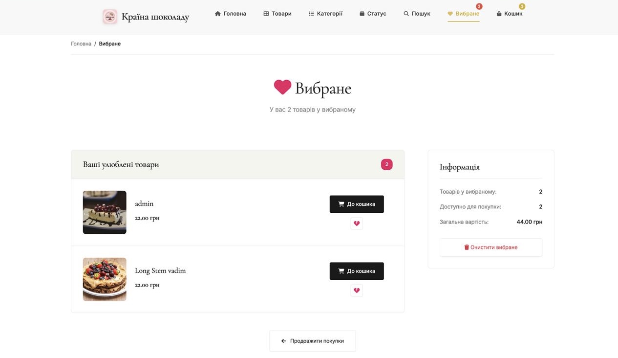 Країна шоколаду  продаж солодощів - gallery image