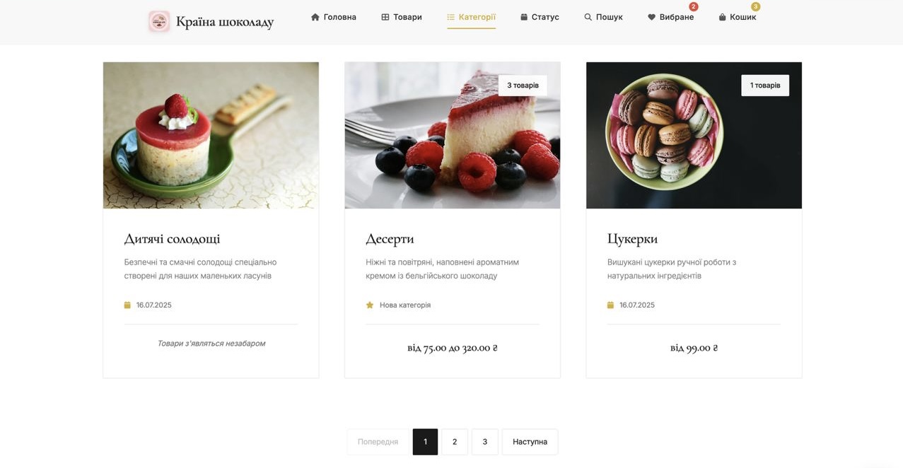 Країна шоколаду  продаж солодощів - gallery image