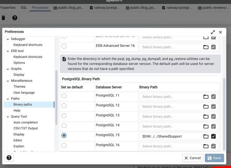 Backup PostgreSQL у pgAdmin 4 на Mac вирішуємо помилки версій у 2026