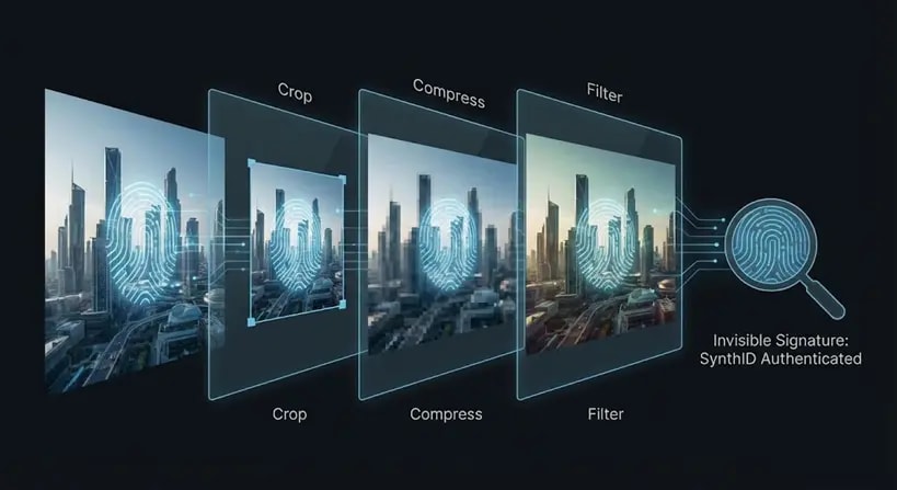 Архітектура SynthID: Технічний огляд маркування LLM, аудіо та візуальних медіа