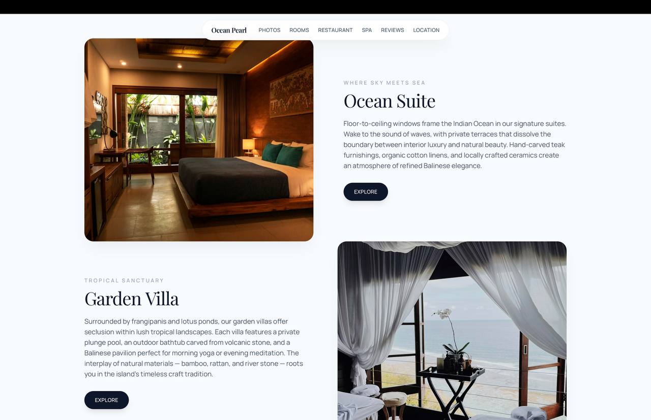 Ocean Pearl Bali – Oceanfront Resort Hotel | WebCrat - gallery image