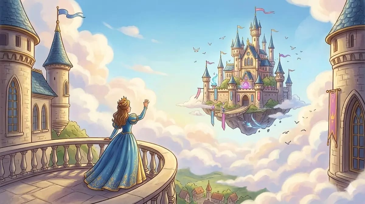 Принцеса і літаючий замок
