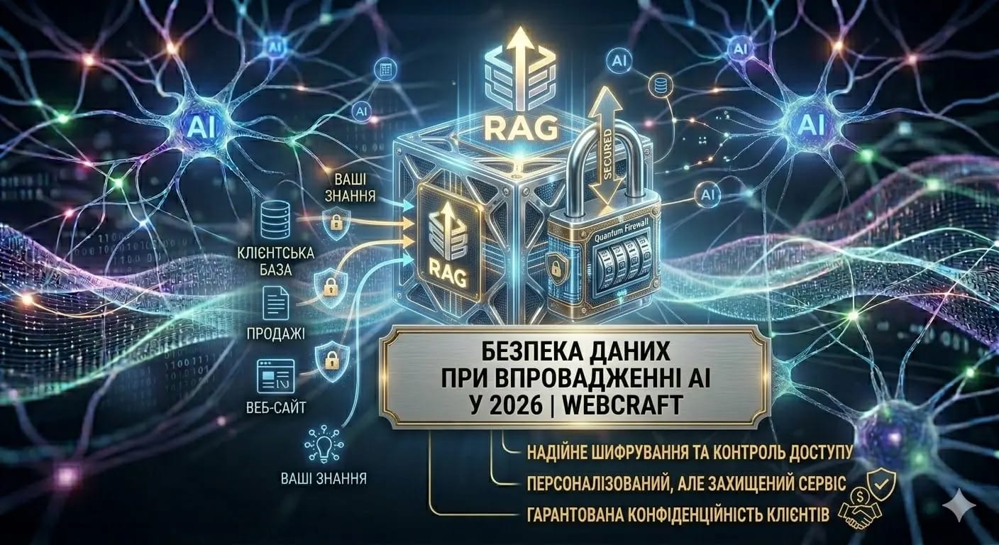 Безпека даних при впровадженні AI у 2026: що запитати у підрядника, щоб не втратити конфіденційність