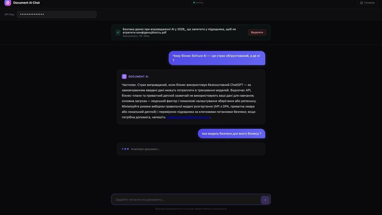 RAG PDF Service — AI-асистент для бізнесу - gallery image
